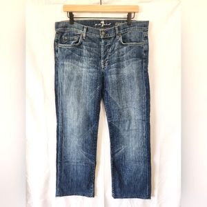 7 for all mankind "Standard" straight fit men's jeans, size 34
